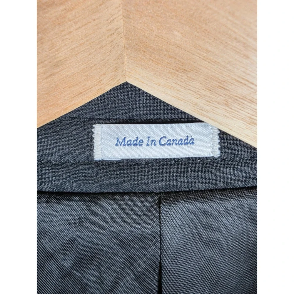 Peter Millar Tuxedo Dinner Jacket Mens 44T Black Wool Satin Lapel Union Made